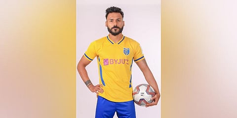 Kerala winger Prasanth K. (Photo | Twitter/prasanth2406)