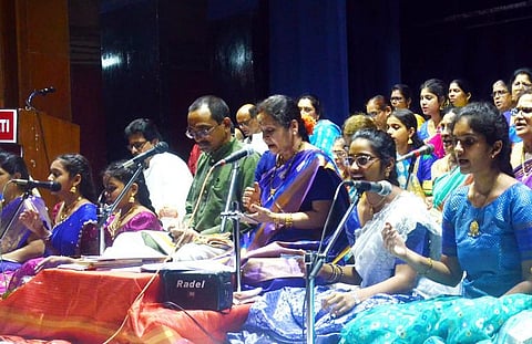 Musical rendezvous in Vizag as 67 singers render Ramadasu ‘Navaratnalu’