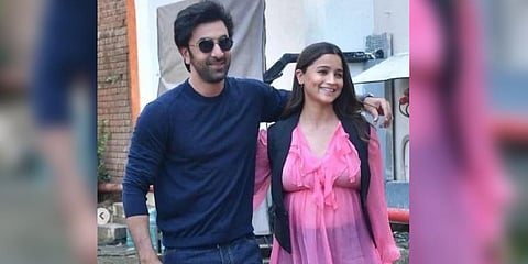 Bollywood actors Ranbir Kapoor and Alia Bhatt