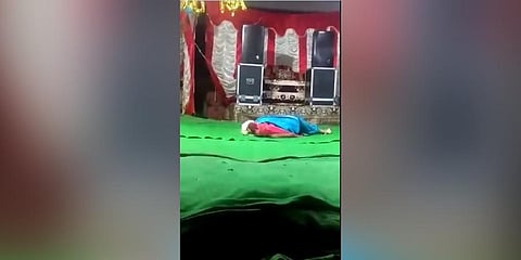 20-year Yogesh Gupta was performing in Lord Shiva's dancing-cum-musical opera.