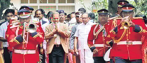 Munishwar Nath Bhandari and ministers at the inauguration of a guest house for judicial officers in Coimbatore | S Senbagapandiyan