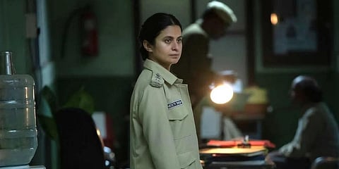 Actor Rasika Dugal as IPS officer Neeti Singh in series 'Delhi Crime'