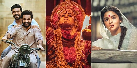 'RRR', 'Kantara', 'Gangubai Kathiawadi' (Photo | Screengrab)