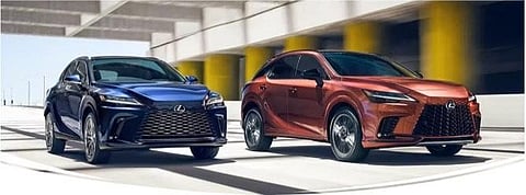 The Lexus RX India Lineup comes with two powertrains -- the RX350h Luxury Hybrid, and the RX500h F-Sport Performance. (Photo | Special Arrangement)