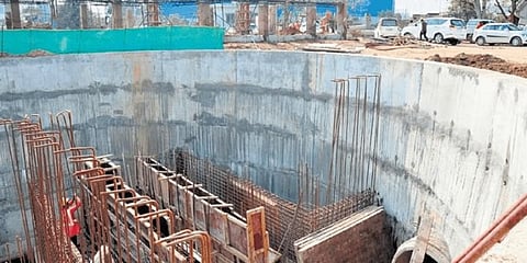 STP works are under progress in different parts of the Hyderabad