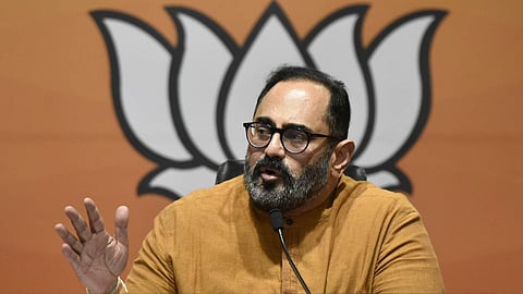 Thiruvananthapuram NDA candidate Rajeev Chandrasekhar.