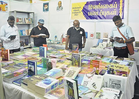Sri Lanka’s Ghazal Publication has set up a stall (206 and 207) at the book fair at YMCA grounds in Chennai | Ashwin prasath