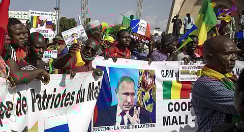 Western officials say violence against civilians in Mali has risen in the year since hundreds of Russian mercenaries have started working alongside the West African country's armed forces. (Photo | AP