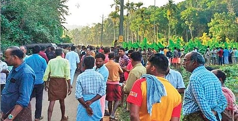 Residents out on the streets in Wayanad demanding officials to shoot the tiger