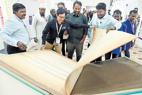 Visitors at the international book fair at YMCA Grounds in Chennai | R Satish Babu