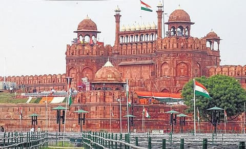 An image of the Red Fort in New Delhi used for representational purpose only. (File Photo | PTI)