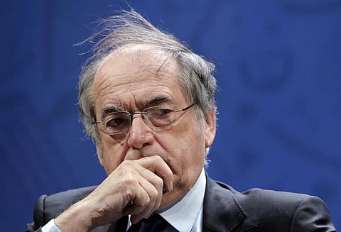 Noël Le Graët has had a tumultuous week in France after saying he “couldn’t care less” about Zinédine Zidane’s future as a coach...(Photo | AP)