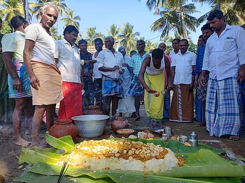 Ezhuvankottai residents come together for Pongal