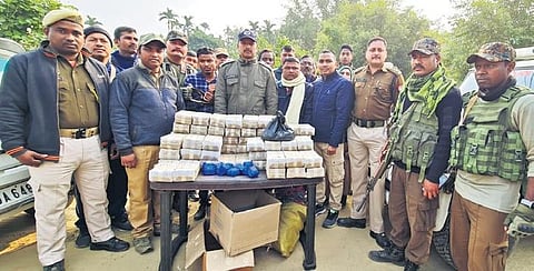 Officials with the recovery made in Karimganj district of Barak Valley | Twitter