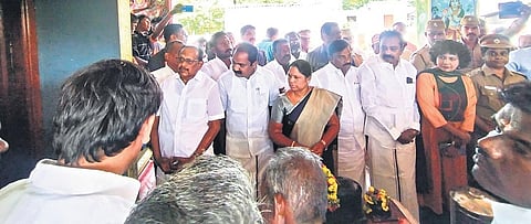 SC community alleged a boycott of the event by caste Hindus | M Muthu Kannan