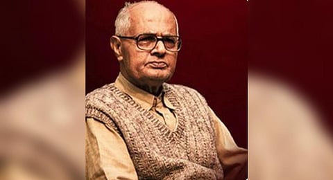 Eminent Assamese writer and Jnanpith awardee Nilmani Phookan (Photo | Twitter)