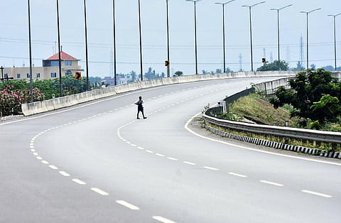 The total land available along the 50m ORR stretch is 750 acres. (File photo | Ashwin Prasath, EPS)