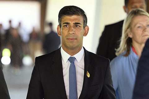 British Prime Minister Rishi Sunak (Photo | AP)