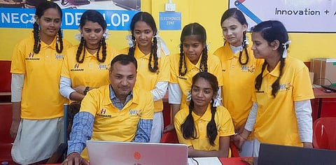 80 TN schoolgirls take the first step into space