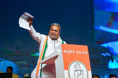 A file photo of former Karnataka CM and Congress leader Siddaramaiah. (Photo | Express)