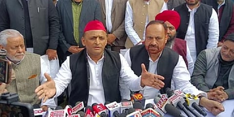 Samajwadi Party national president Akhilesh Yadav.