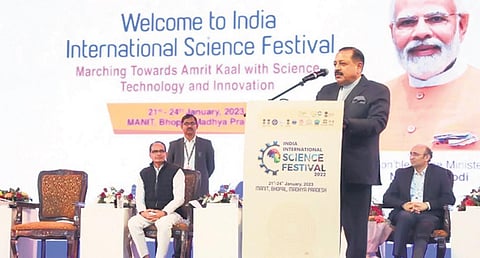 The four-day India International Science Festival (IISF-2022) in Bhopal has seen various Indian reserachers showing their innovations| Express
