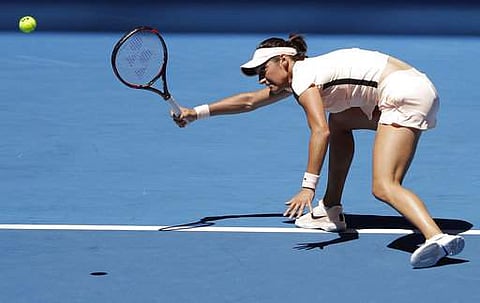 France's Caroline Garcia is out of the Australian Open tennis championships in Melbourne. (Photo | AP)