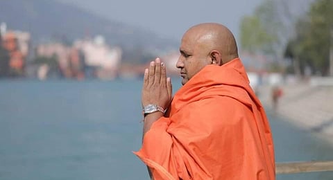 Shankaracharya Parishad president Swami Anand Swaroop. (Photo | Twitter, @swamianandswaro)