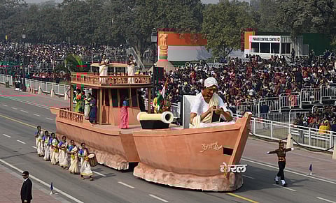 Kerala's tableau is pictured. (Photo | Shekhar Yadav, EPS)