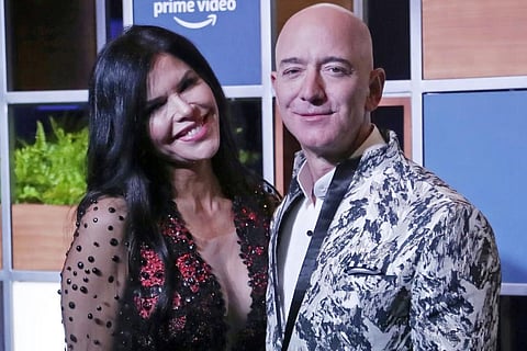 Lauren Sanchez and Jeff Bezos