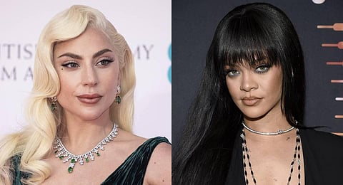 Lady Gaga appears at the 75th British Academy Film Awards, BAFTA's, in London. (Photo | [PTI)