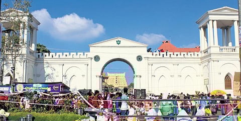 A fort to protect the temple