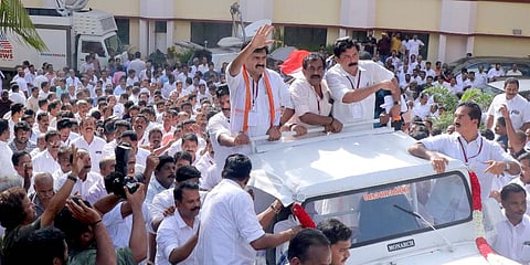 Representational image of the Kerala Congress party leaders. (File photo | Vishnu Prathap, EPS)