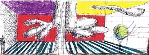 Artworks by BV Doshi