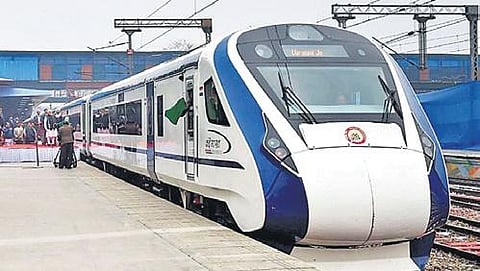 Semi-high-speed Vande Bharat train. (File Photo)