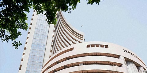 A file photo of the Bombay Stock Exchange Ltd Building in Mumbai. (Photo | PTI)