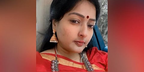 Actor-politician Gayathri Raguramm. (Photo | Gayathri Raghuram Twitter)