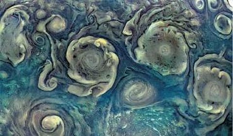 NASA publishes Jupiter images processed by Malayali