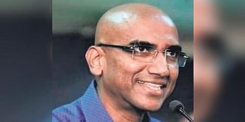 BSP State president and former IPS officer RS Praveen Kumar.