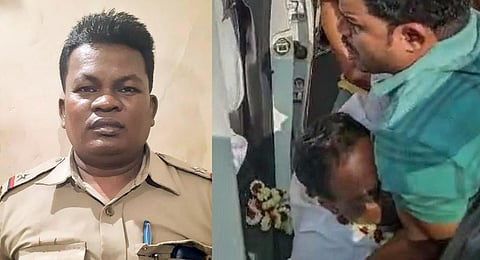 Health Minister Naba Kishore Das (right) succumbed to bullet injuries hours after he was shot at by ASI Gopal Das (left).