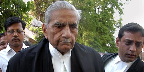 Former Union law minister and eminent jurist Shanti Bhushan. (File photo | PTI)