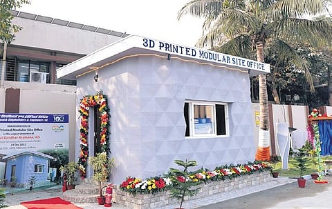 A startup’s 3D printed modular site office in Kolkata | Express