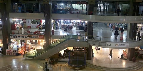 People visit a shopping mall in Peshawar, Pakistan. (Photo | AP)
