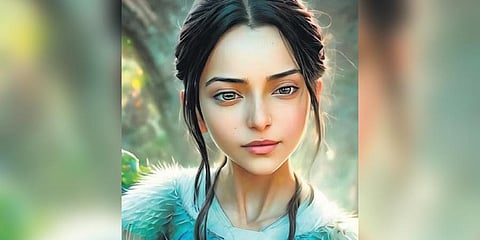 Actress Rakul Preet Singh in her AI avatar