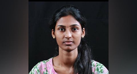 A pothole led to a freak accident causing the life of 22-year-old S. Shobana.