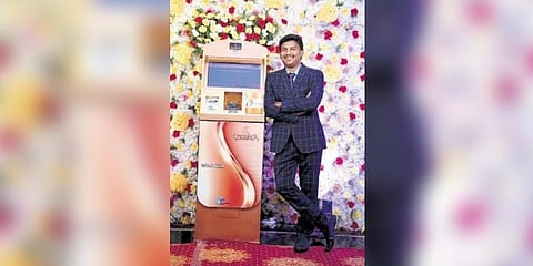 CEO & Founder of OpenCube Technologies, P Vinod Kumar; architect of the country’s first Gold ATM.