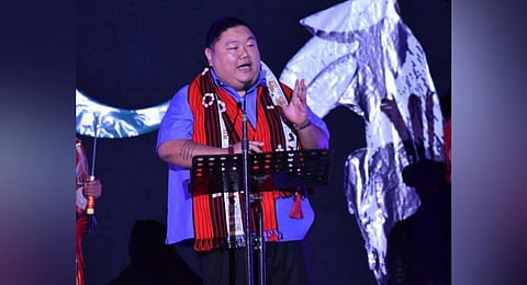 Nagaland BJP chief Temjen Imna Along.