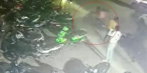 CCTV Footage shows Anjali with Nidhi.