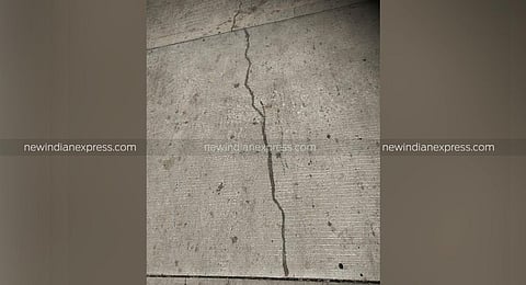 Opened a month ago, BBMP Rapid Road develops cracks