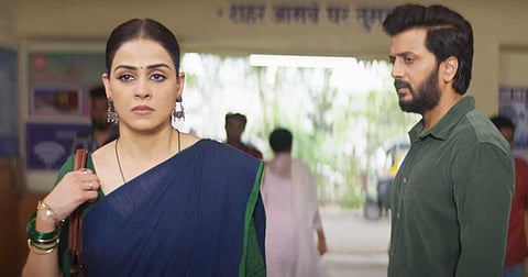 Genelia and Riteish in 'Ved'.